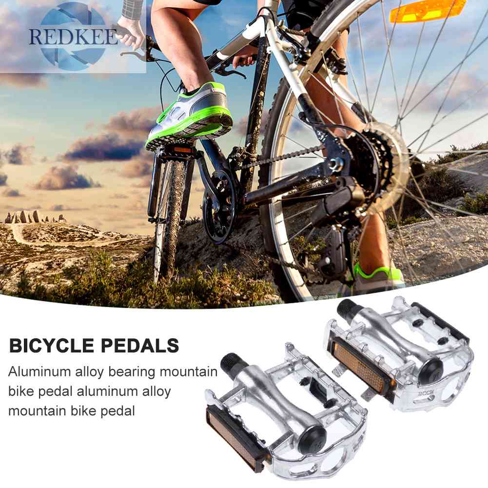 Bàn Đạp Phẳng Bằng Hợp Kim Nhôm Gọn Nhẹ Cho Xe Đạp Leo Núi