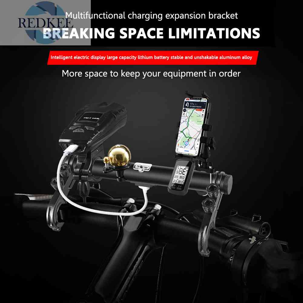 Giá Đỡ Điện Thoại Gắn Tay Lái Xe Đạp MTB Bằng Hợp Kim Nhôm