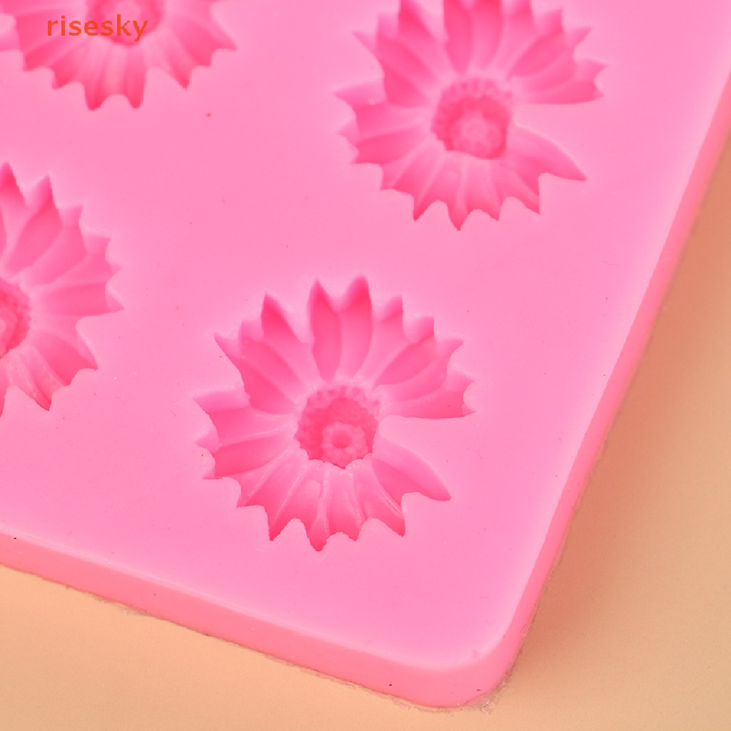 Khuôn Silicone Làm Bánh Hình Hoa Cúc Mini DIY
