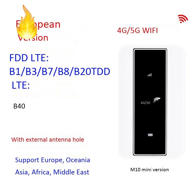 Thiết Bị Phát WiFi Di Động MiFi Hỗ Trợ Thẻ Sim 5G 4G 150Mbps Có Khe Thẻ Sim Cho Xe Hơi