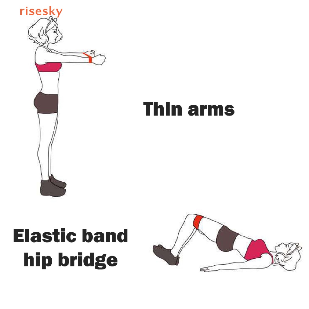 Dây Đai Kháng Lực Hỗ Trợ Tập Luyện Hông Yoga / Pilates / Thể Thao
