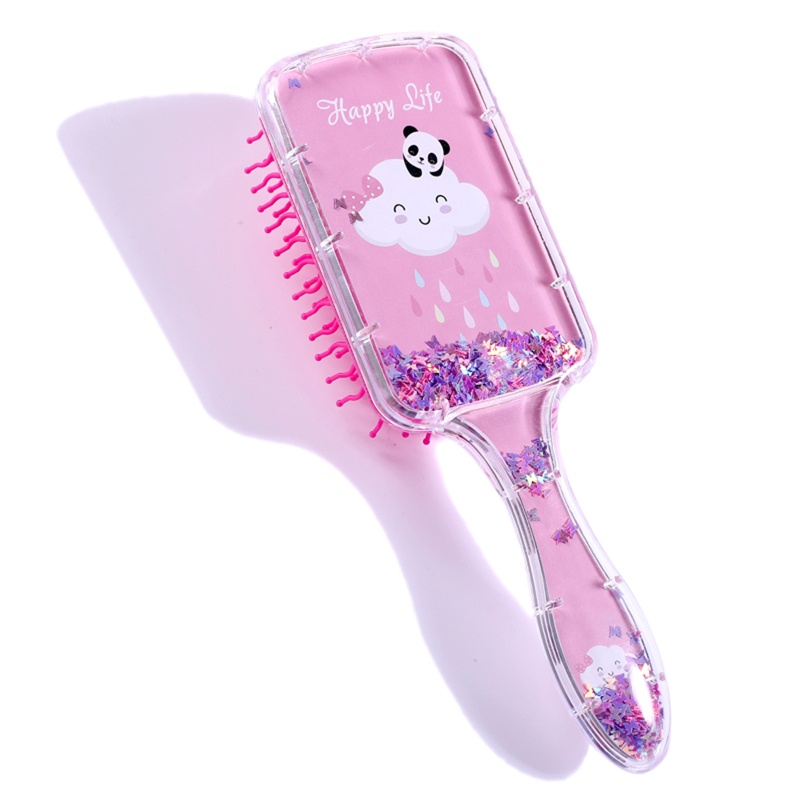 Lược Chải Tóc Massage Da Đầu Họa Tiết Cầu Vồng Hoạt Hình YOUYO