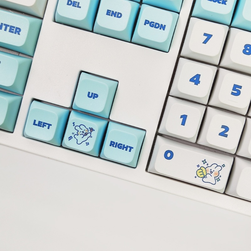 Bộ 138 Nút Bàn Phím PBT XDA Họa Tiết Động Vật Hoạt Hình Dễ Thương