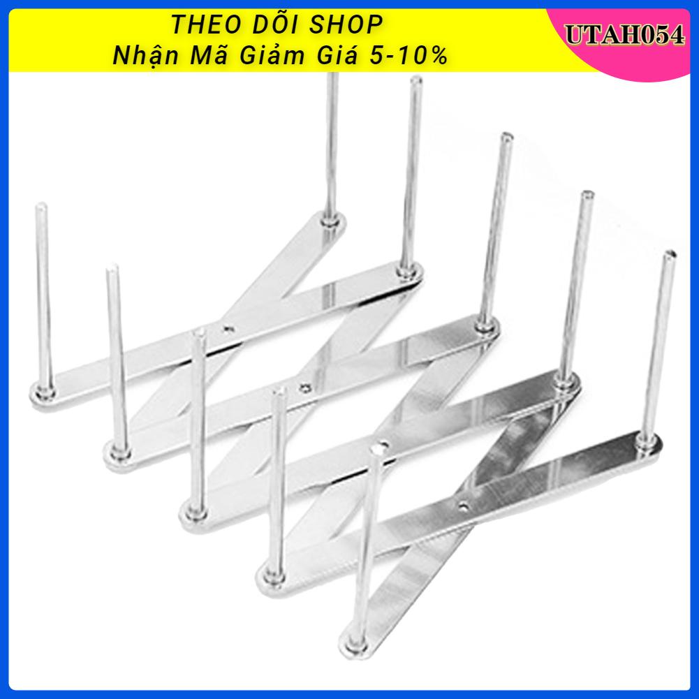 Giá Inox Phơi Khô Chén Dĩa Ráo Nước Chống Trượt Có Thể Điều Chỉnh Cho Nhà Bếp