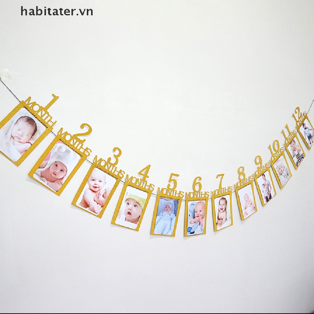 Khung Ảnh Chúc Mừng Sinh Nhật 1 Tuổi Cho Bé