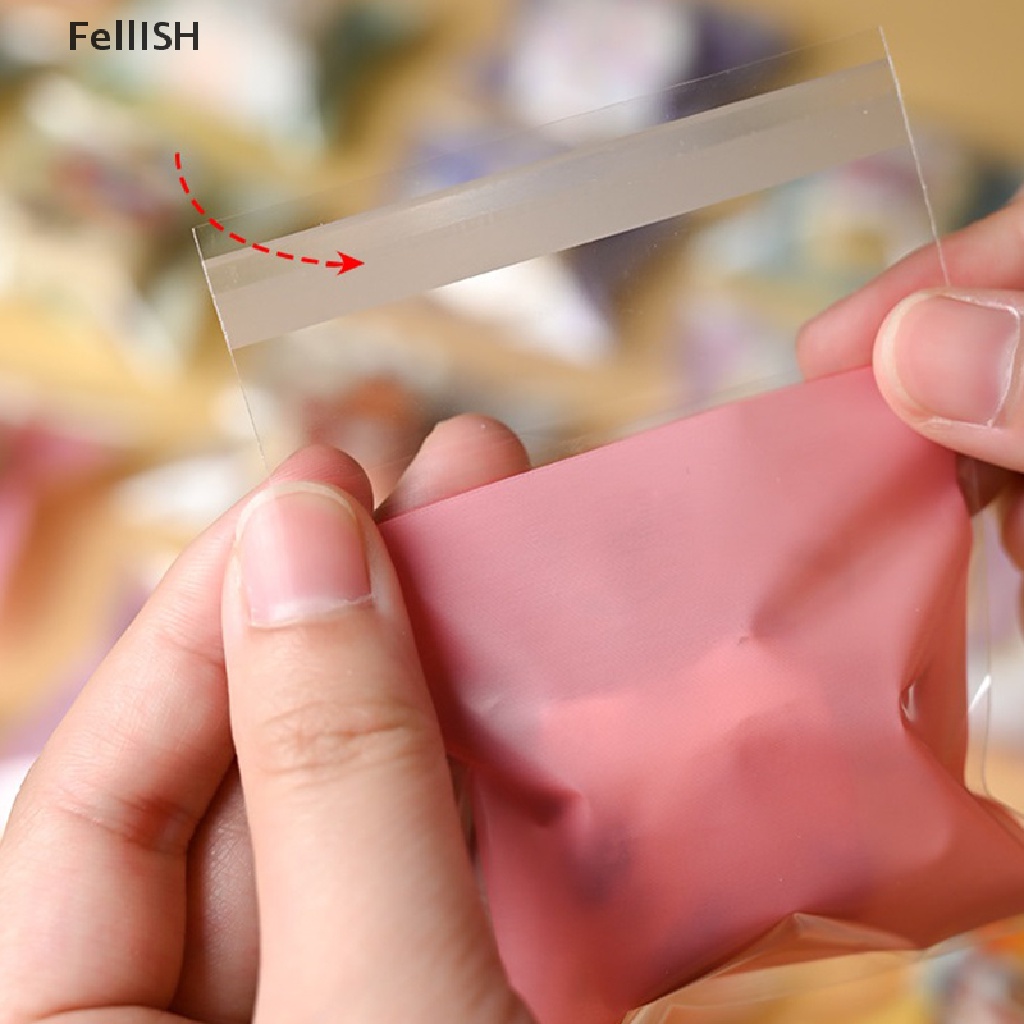 Set 100 Túi Nhựa Trong Suốt Đựng Bánh Kẹo 439br