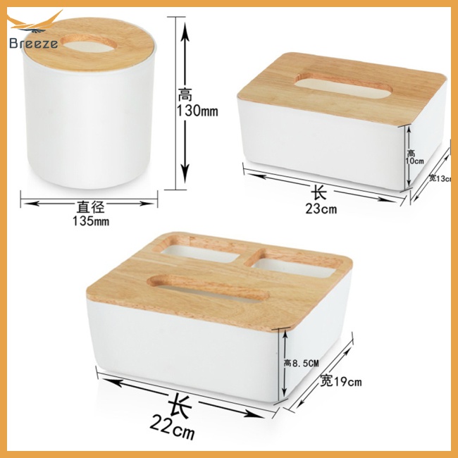 Hộp Đựng Khăn Giấy Bằng Gỗ Đa Năng Tiện Dụng