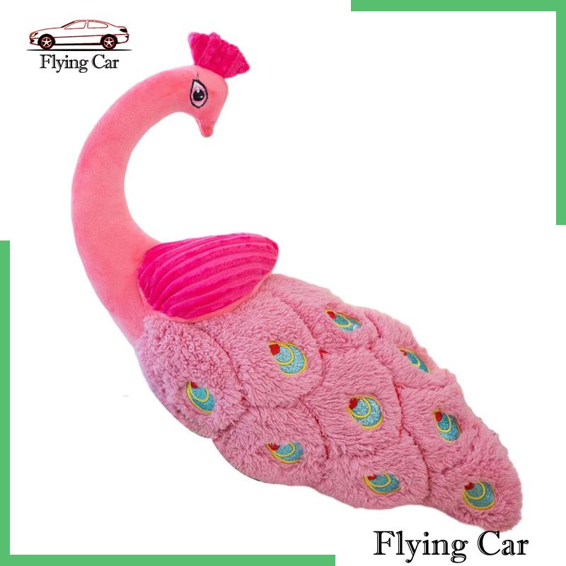 [Lzdjfmy2] Gối Ôm Sàn Nhà Hình Chim Công Nhồi Bông Chắc Chắn Trang Trí Nhà Cửa