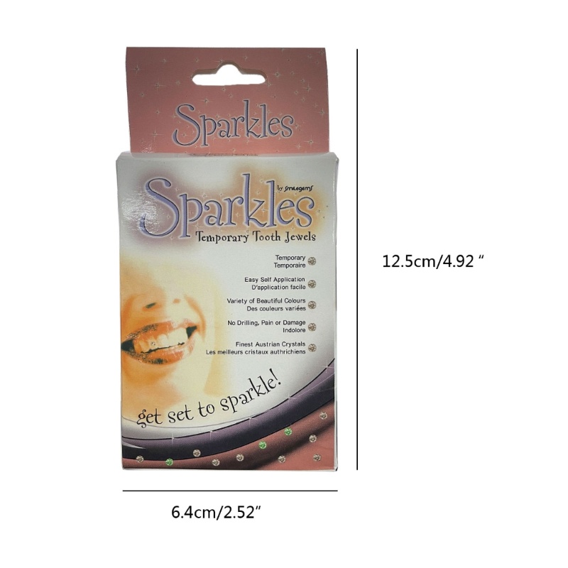 Răng Giả Kim Cương Lấp Lánh Có Thể Tháo Rời Trang Sức Chuyên Nghiệp