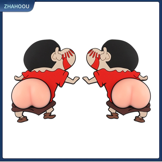 ☃Nhà Cửa☃ 1 Cặp Miếng Dán Hoạt Hình Chống Trầy Trang Trí Kính Chiếu Hậu / Cửa Xe Hơi