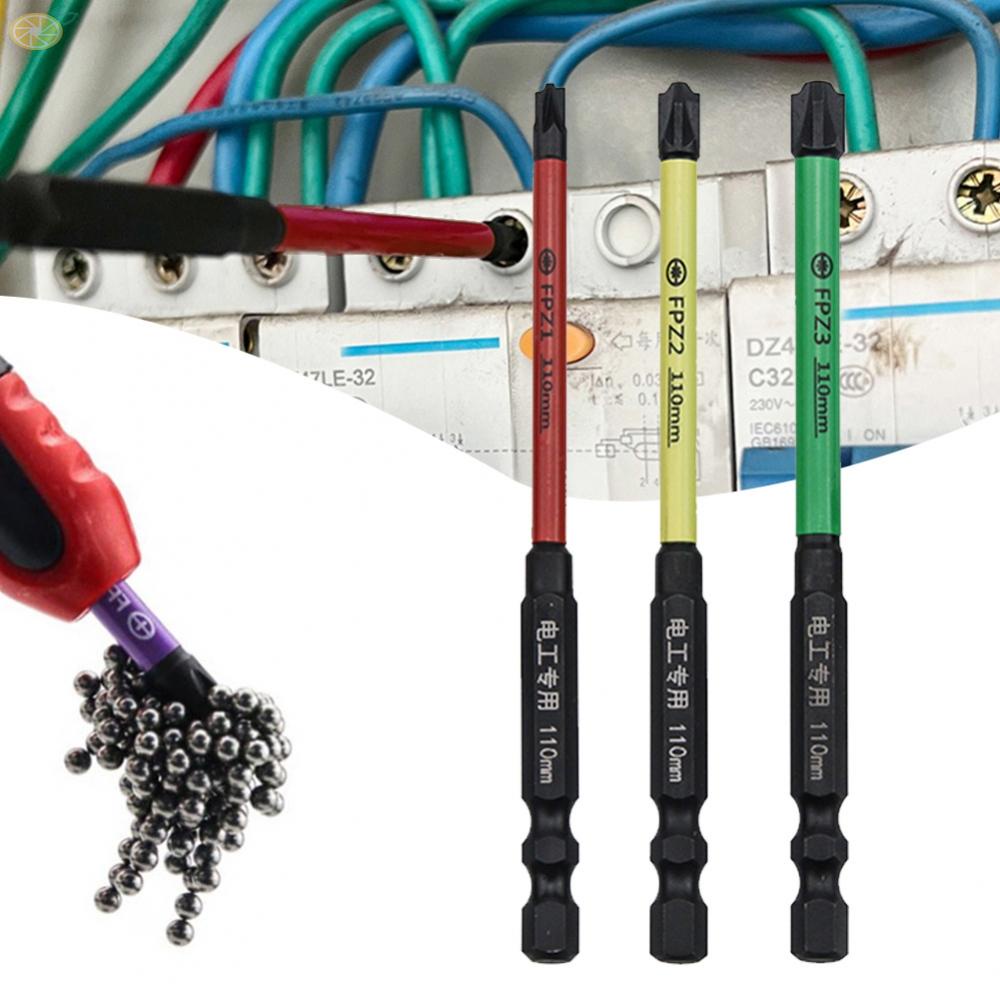 Set 3 Tua Vít Nam Châm 110mm Chuyên Dụng Cho Thợ Điện FPZ1-3 Mới