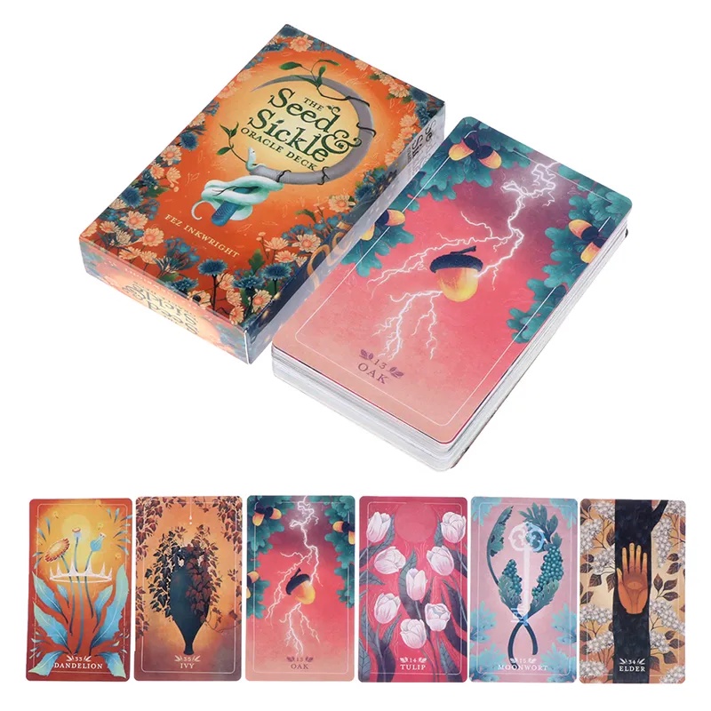 The Seed Sickle Oracle Deck Tarot Card Prophecy Divination Deck