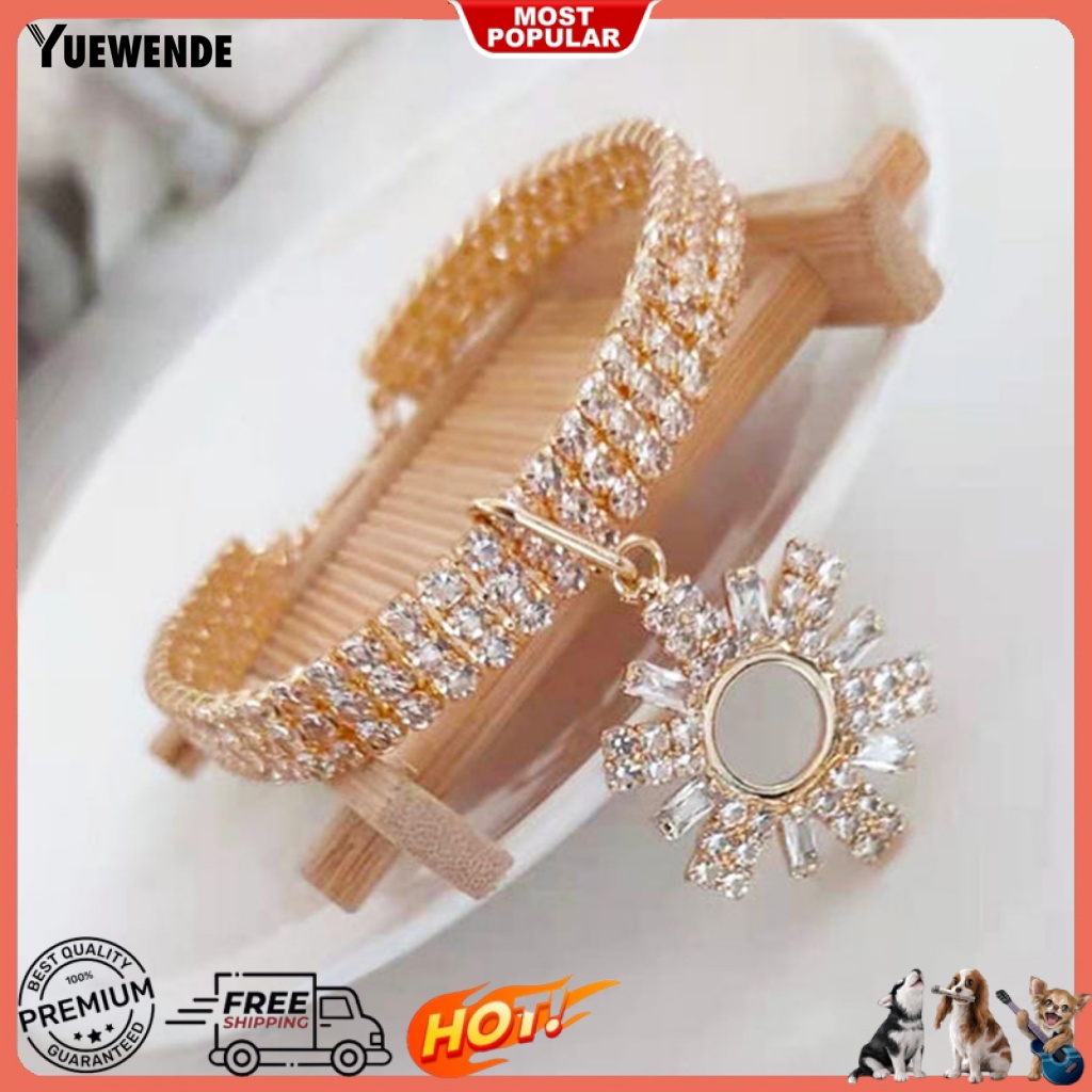 Vòng Cổ Thú Cưng 2 Màu Bóng Thanh Lịch