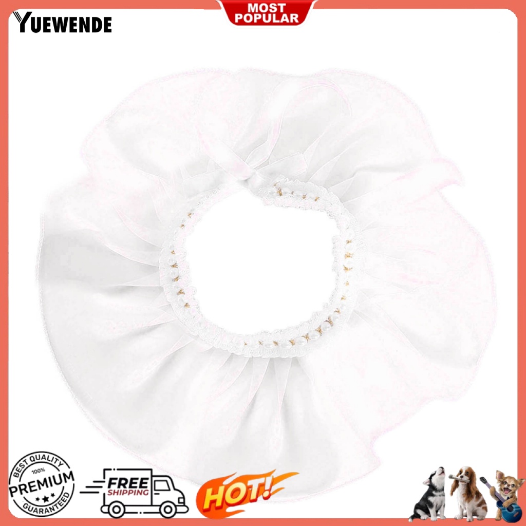 Ye.b Vòng Cổ Mềm Mại Màu Sắc Tươi Sáng Dễ Thương Cho Thú Cưng