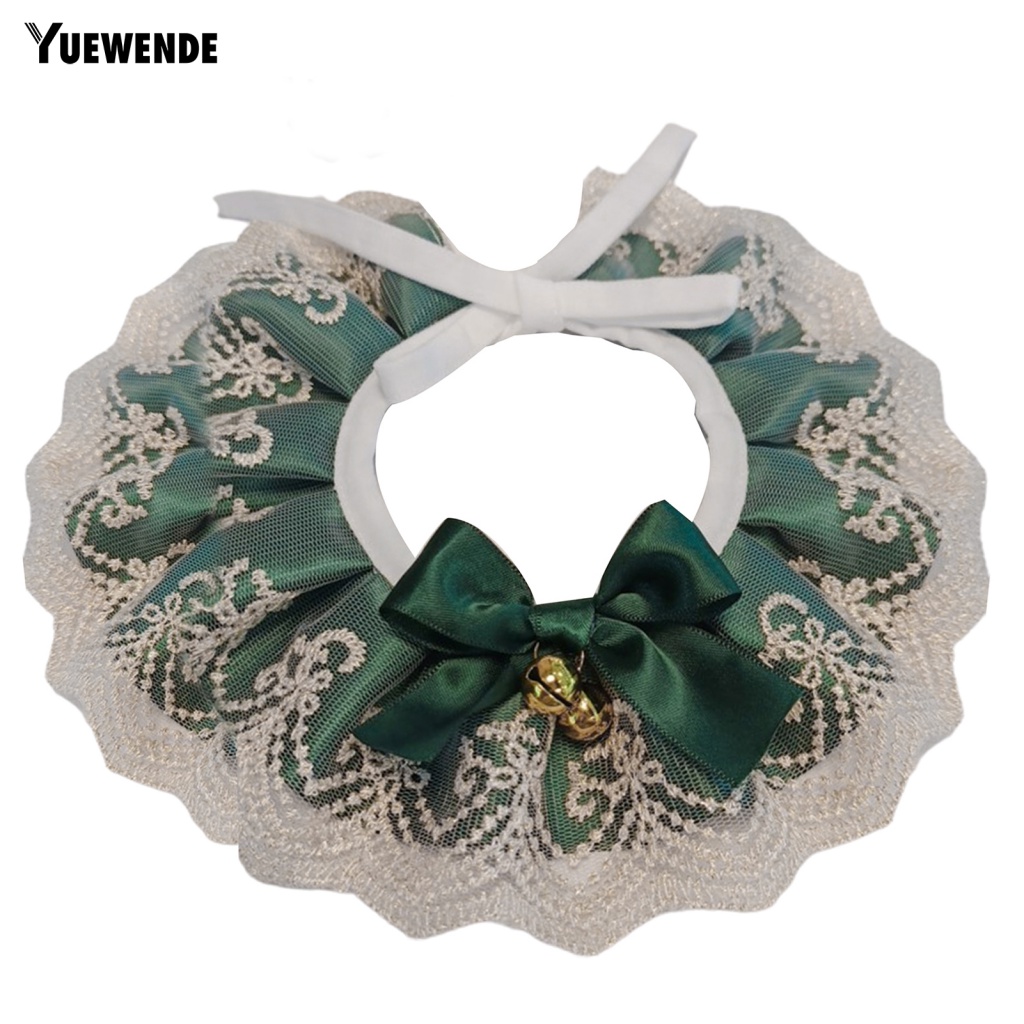 Yếm Ăn Mềm Mại Có Chuông Và Nơ Dành Cho Thú Cưng