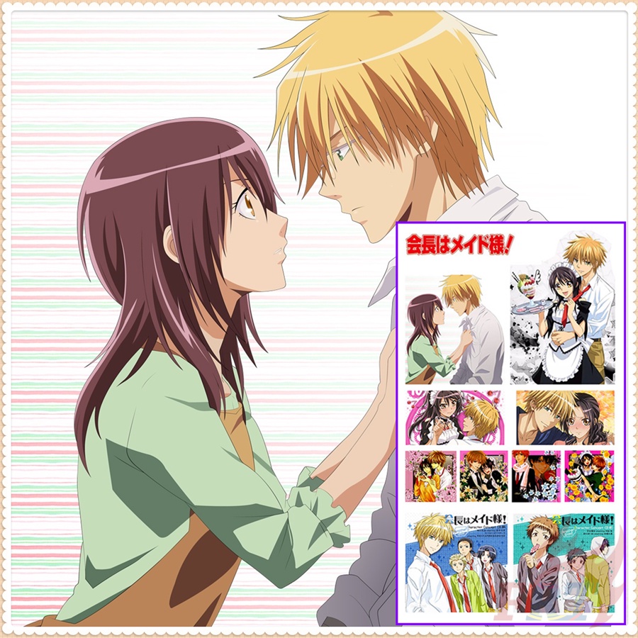 ❣️1 Tấm Anime Kaichou Wa Maid-sama! Hình Xăm Dán Tạm Thời Mini Series 02❣️ Hình Xăm Dán Chống Thấm Nước Quyến Rũ