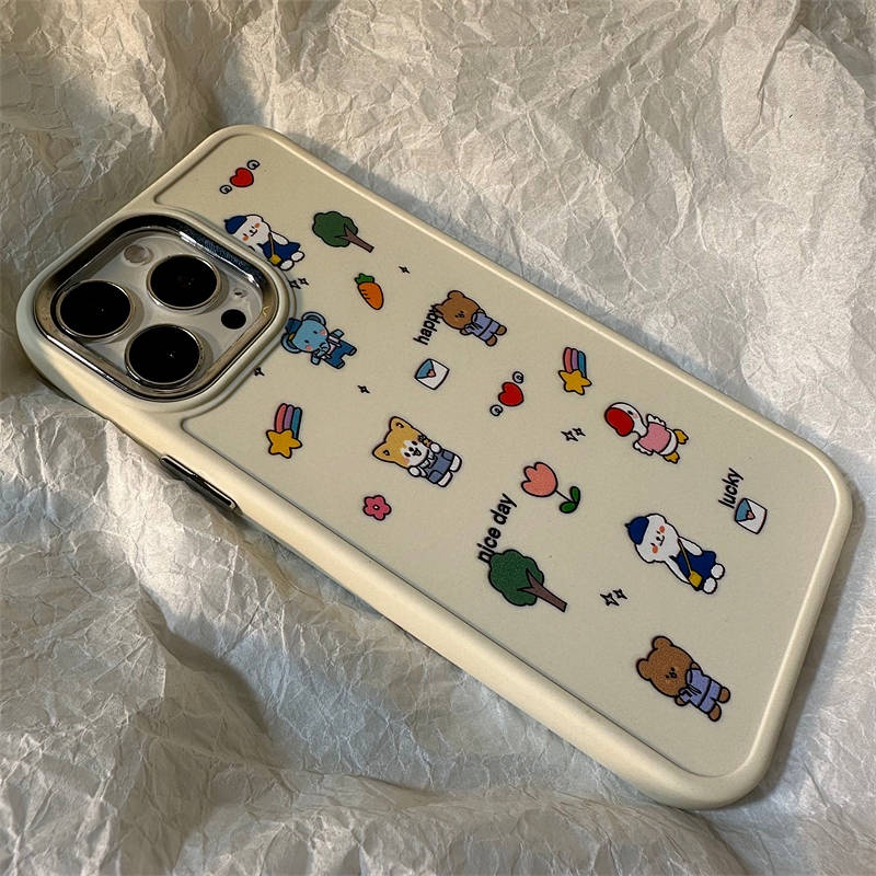 White Fresh Frosted Elephant for Iphone13promax Apple 14 Phone Case 11/12/Xs/Xr/8P XtUF