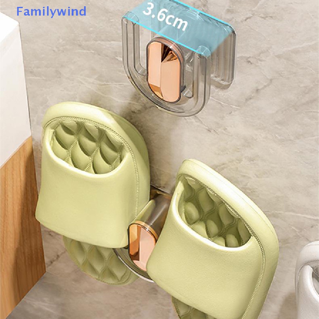 Familywind > Giá Treo Dép Gắn Tường Không Cần Đục Lỗ Thoát Nước Đơn Giản Cho Nhà Tắm