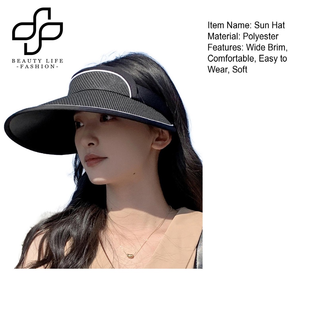 Nón Lưỡi Trai Nửa Đầu Che Nắng Hở Chóp Thời Trang Đi Biển Mùa Hè