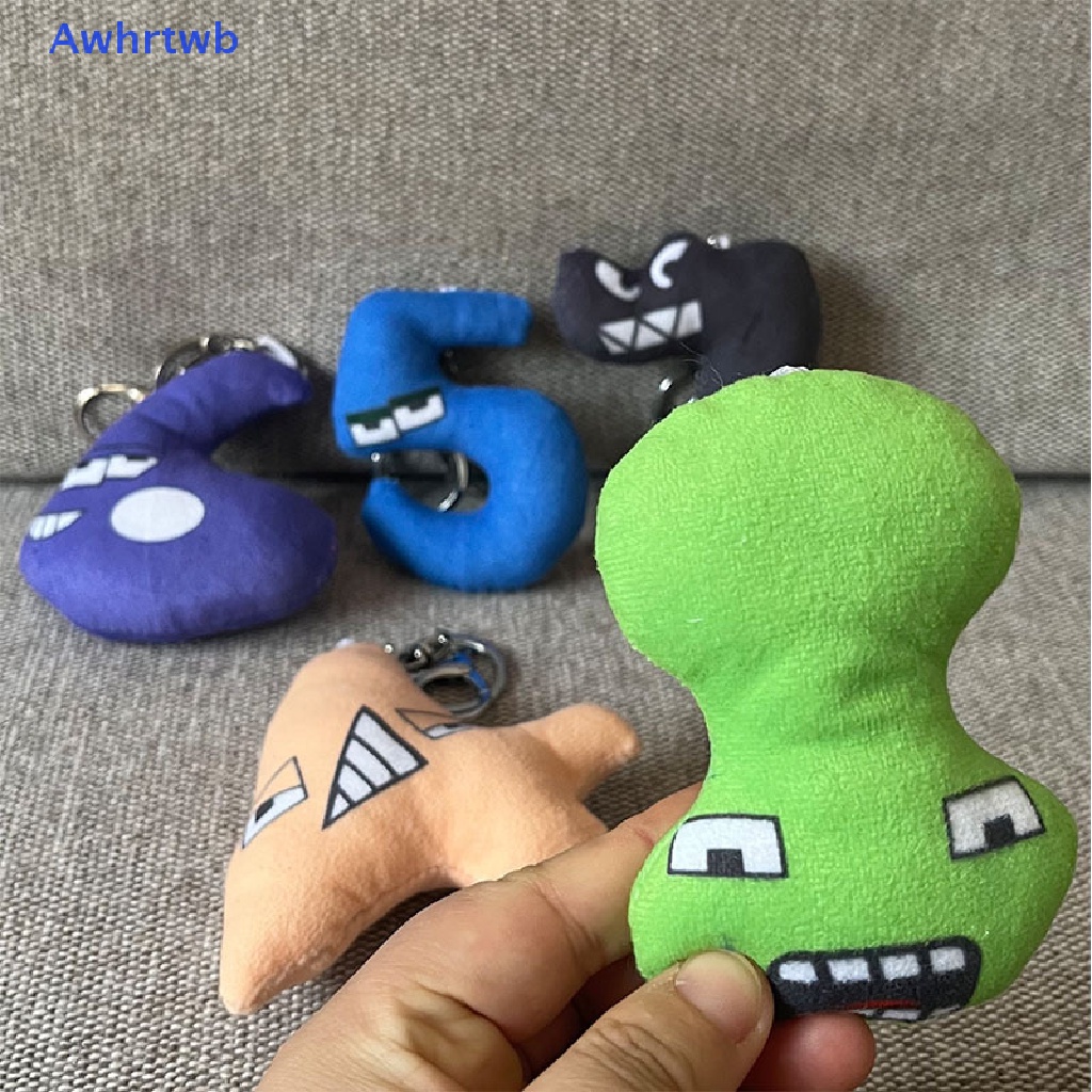 Awhrtwb Búp Bê Nhồi Bông Hình Chữ Số Huyền Thoại Thời Trang Có Móc Khóa Xe Hơi / Túi Xách Mới