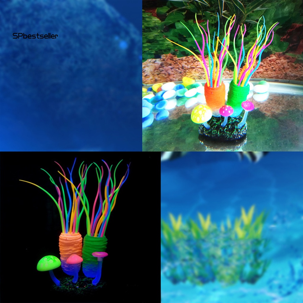 Cây Rong Biển Giả Phát Quang Trang Trí Bể Cá
