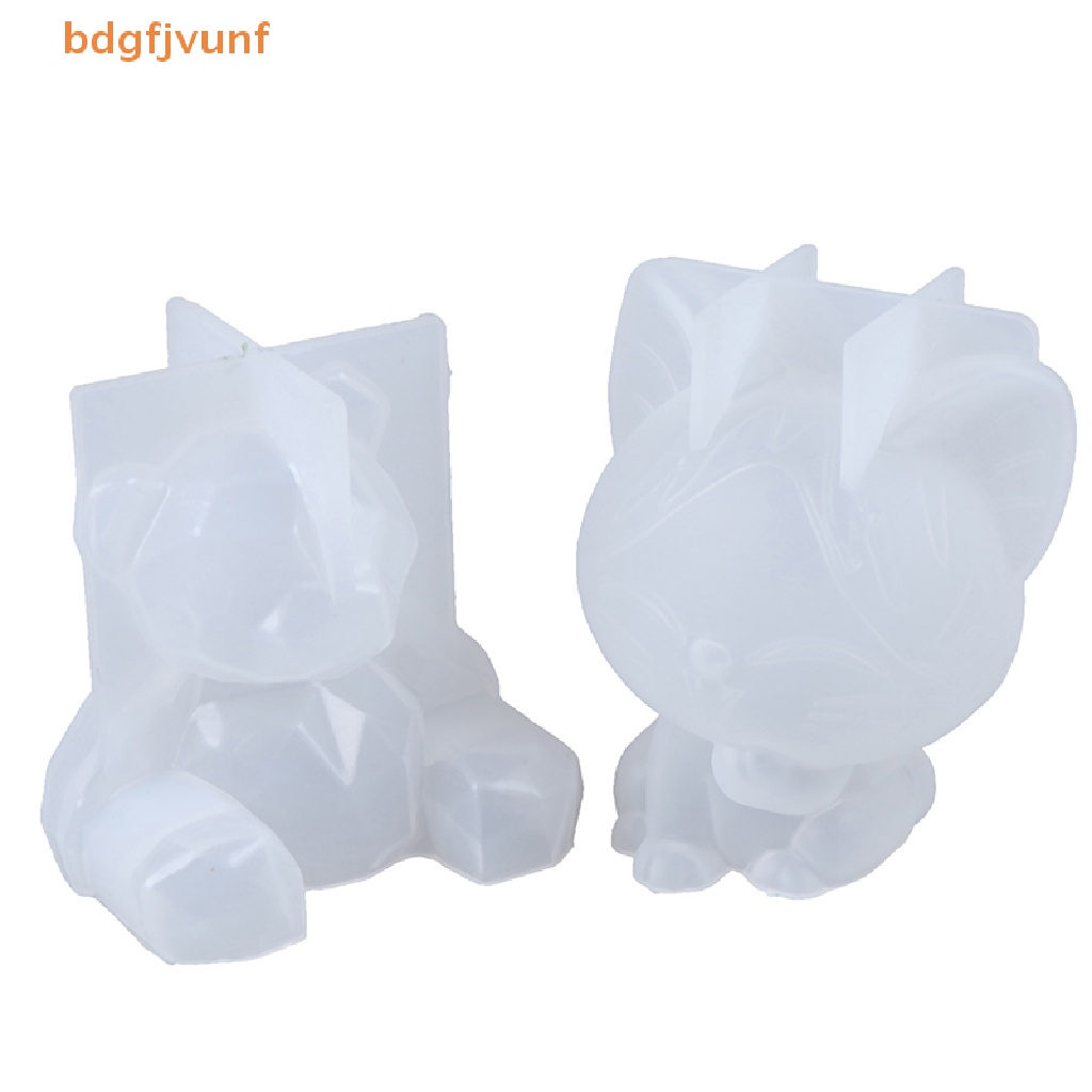Khuôn Silicon Làm Gương Trang Trí DIY Hình Gấu Xinh Xắn