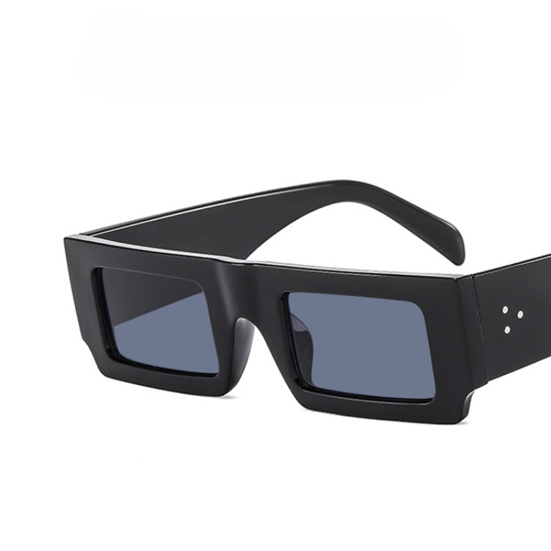 (AIMURUSI) COD Kính Mát Gọng Vuông Phong Cách Hip Hop Âu Mỹ Thời Trang