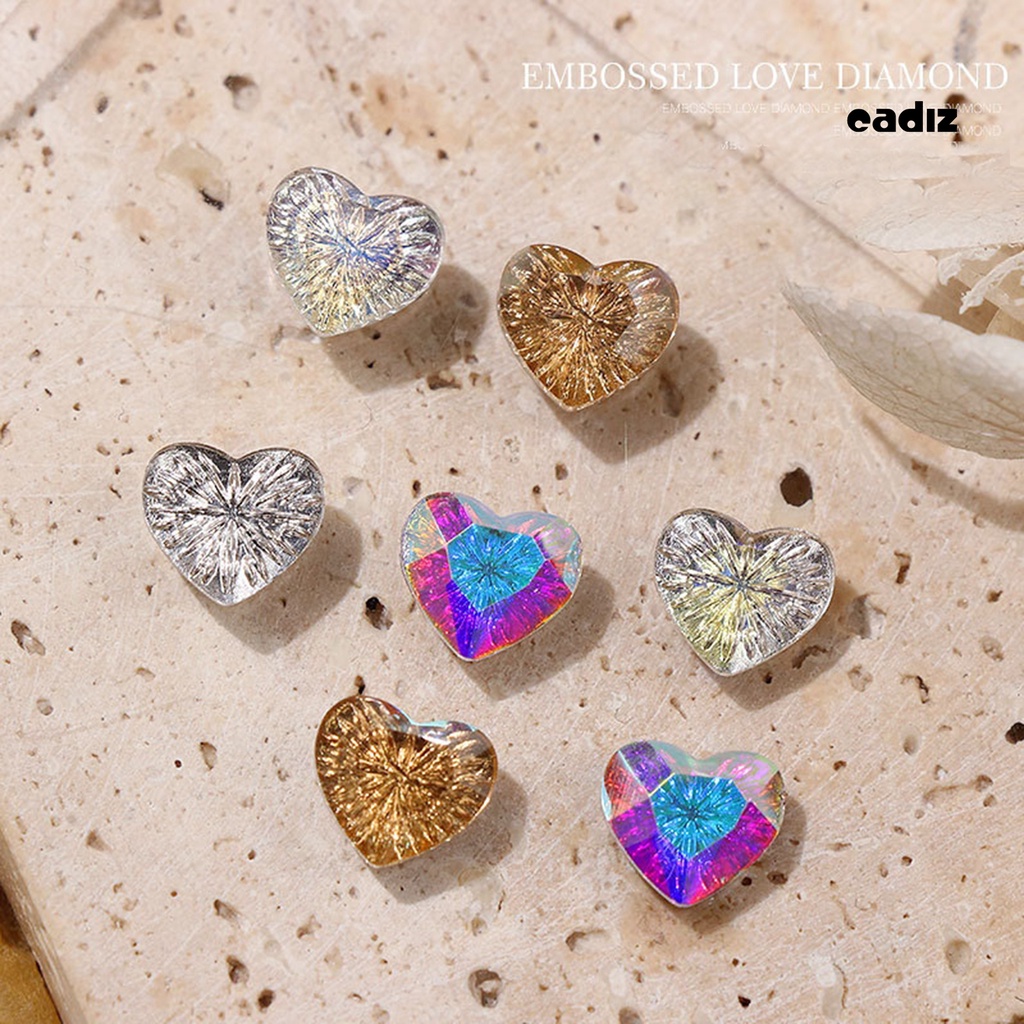 Set 5 Hộp Phụ Kiện Trang Trí Móng Tay Lấp Lánh Xinh Xắn