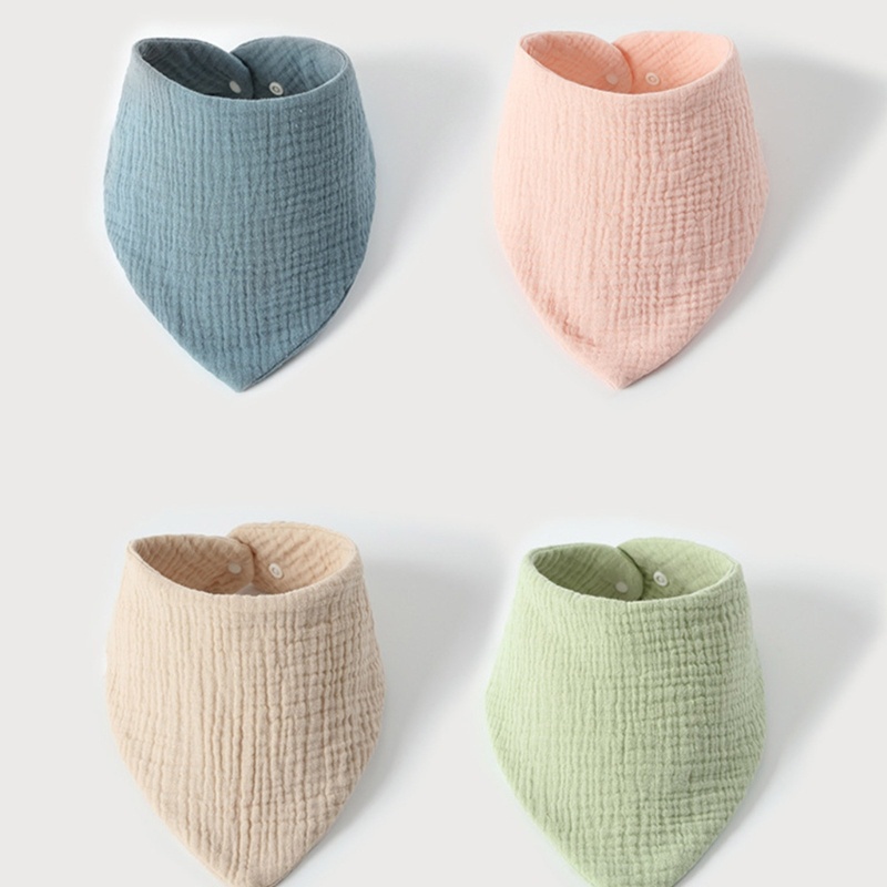 Yếm Cổ Bằng Cotton Mềm Mại Thấm Hút Tốt Thoáng Khí Cho Bé Sơ Sinh Esse