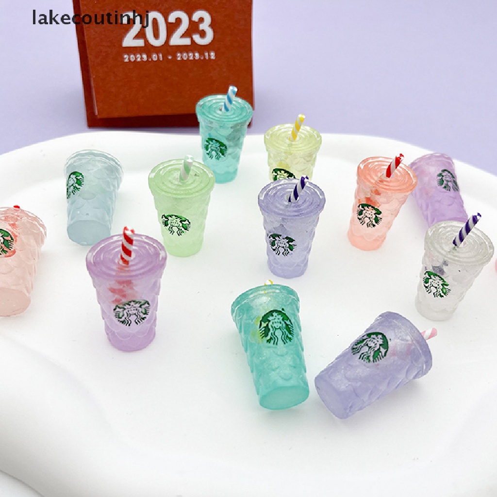 Set 2 Ly Nước Dạ Quang Trang Trí Tách Cà Phê