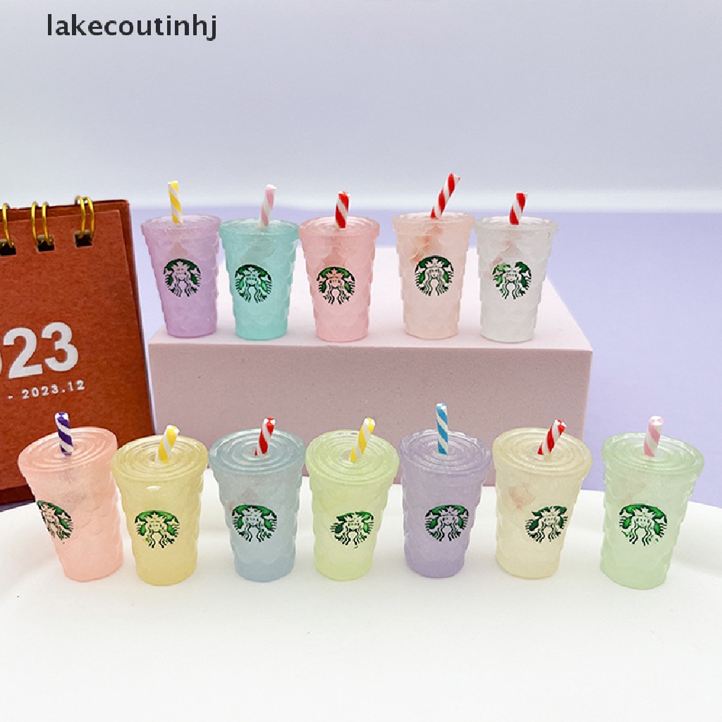 Set 2 Ly Nước Dạ Quang Trang Trí Tách Cà Phê