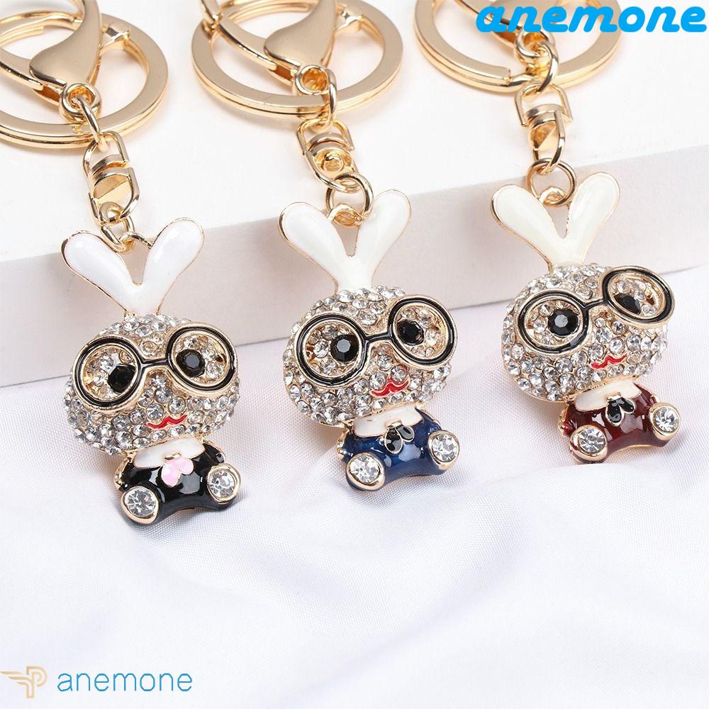 Móc Khóa Hình Búp Bê Hoạt Hình Bằng Kim Loại Tinh Tế