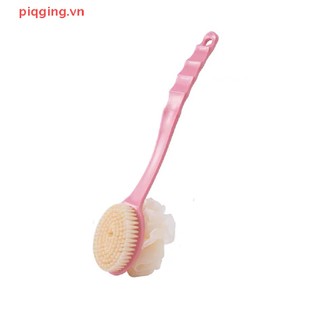 Piqging Bàn chải hiện vật chà tay dài Bàn chải chà lưng mềm mại Bàn chải chà lưng VN