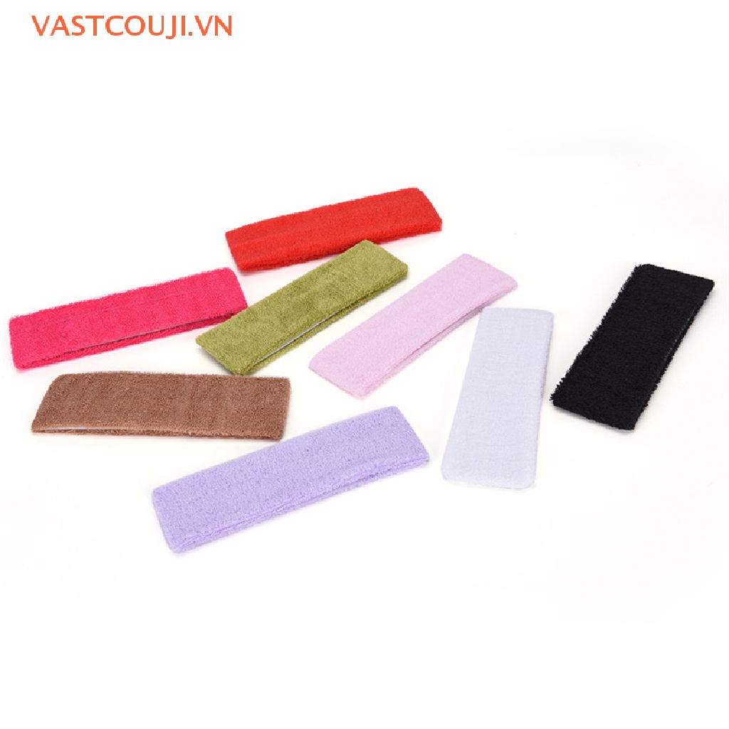 Băng Đô Thể Thao Chất Liệu Cotton Co Giãn Thấm Hút Mồ Hôi Thời Trang Cho Nữ