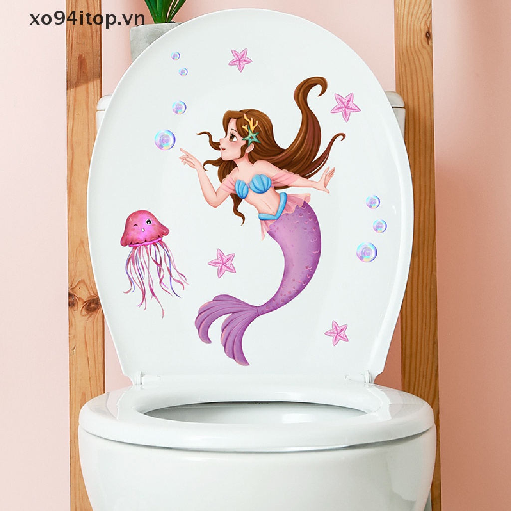 Set 11 Miếng Dán Trang Trí Toilet Tháo Được Hình Động Vật Ngộ Nghĩnh