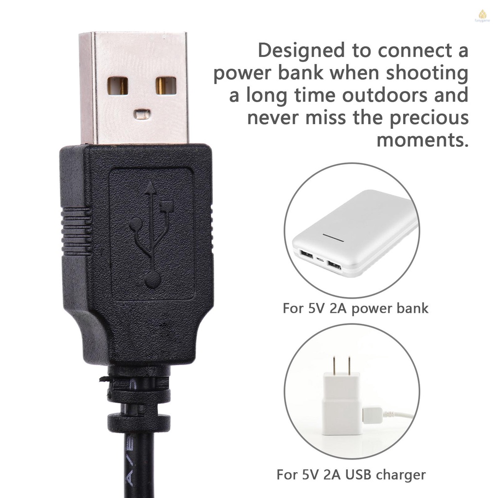 Đầu Nối Nguồn USB Andoer DR-E8 AC Thay Thế Tương Thích Với Rebel T3i T2i T4i T5i EOS 550D 600D 650D 700D Kiss X5 X4 X6 X6i