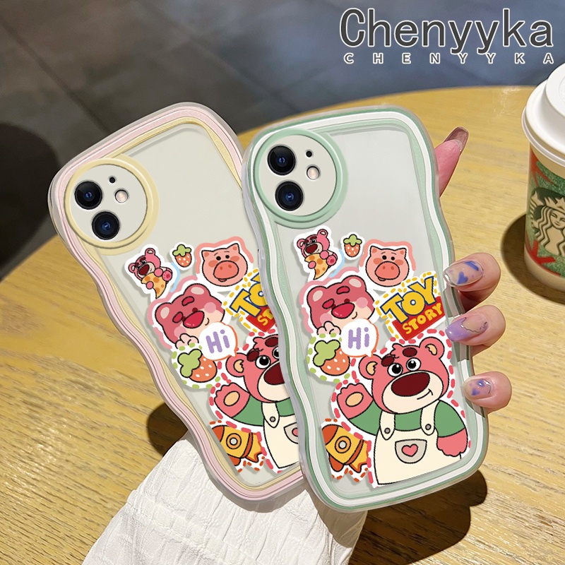 Ốp Điện Thoại Silicone Mềm Chống Sốc In Hình Gấu / Dâu Tây Cho Realme 3 Pro Realme 3i 3i