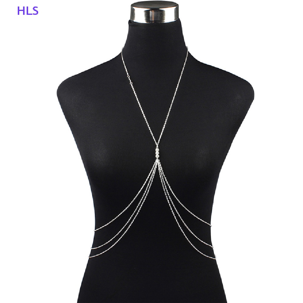 Dây Xích Ngọc Trai Trang Trí Cơ Thể Quyến Rũ Cho Nữ