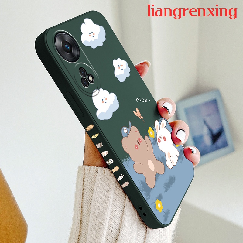 Ốp lưng oppo reno 8t 4g reno 8t 5G reno8 t 2023 oppo a78 5G Ốp Điện Thoại Silicon Mềm Chống Sốc Cho oppo reno 8t 4g reno 8t 5G reno8 t 2023 oppo a78 5G YTXX01 viền vuông cute