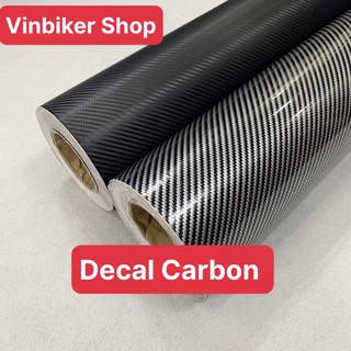 Decal Carbon Dán Xe, Đề can Cacbon Bóng , Mờ Dán Xe Máy, Ô tô Chống Chầy Sước