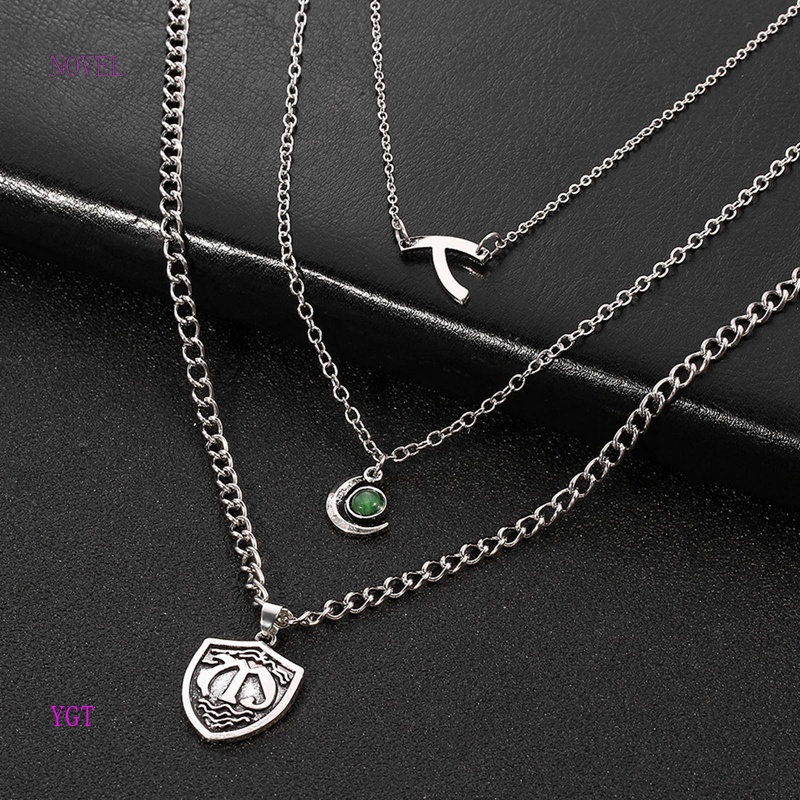 Vòng Cổ Choker Nhiều Lớp Mặt Hình Nanatsu no Taizai Anime The Seven Deadly Sins Meliodas Cổ Điển Cho Nữ