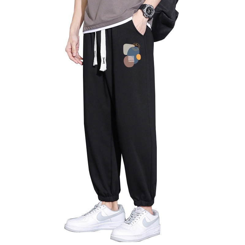 Quần Dài Lưng Cao In Họa Tiết Phong Cách Hàn Quốc Thời Trang Mùa Hè Cho Nam