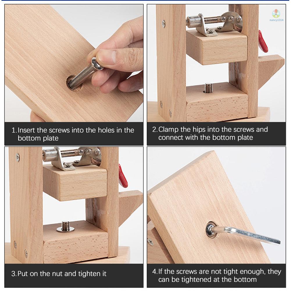 Kẹp Gỗ Cố Định Vải Da Thủ Công DIY