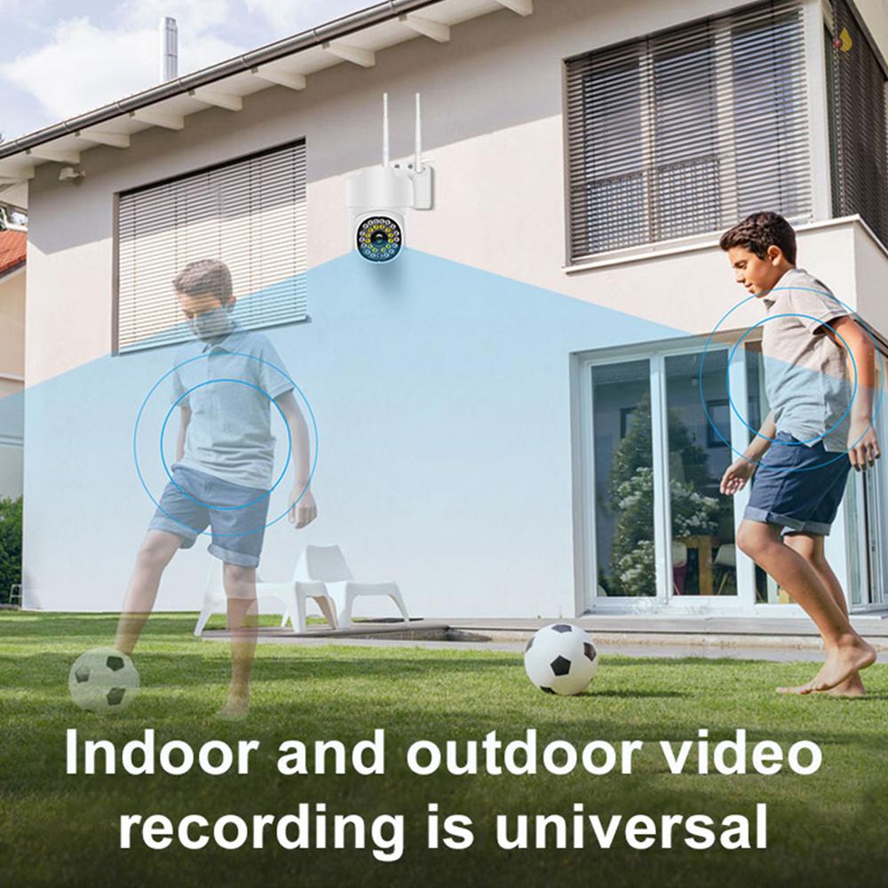 (mynivn) Hệ Thống Camera 1080P WiFi Không Dây Thông Minh Chống Nước 355°Bộ Điều Khiển Từ Xa Không Dây Có Đèn Và Chuông Báo Động Hai Chiều Xoay Được