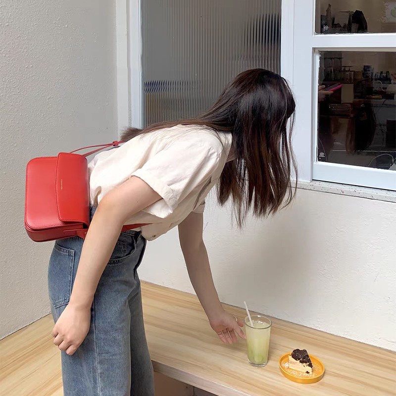 Túi Đeo Vai Hình Vuông Phong Cách retro Thời Trang Cho Nữ