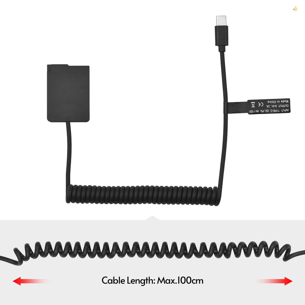 ANDOER Đầu Nối USB-C BLC12 Cho Pin Panasonic Lumix DMC-FZ300 FZ1000 FZ2000 G