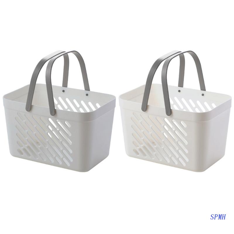 Giỏ Đựng Đồ Dùng Có Tay Cầm Đa Năng Tiện Dụng Cho Nhà Tắm Ốp