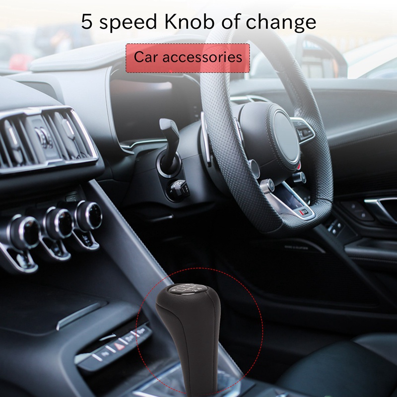 Núm Bọc Cần Gạt Số 5 Tốc Độ Cho BMW E28 E30 E32 E34 E36 E38 E39 E46 X1 X3 X5 Z1 Z3 Z4