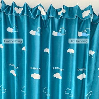 Rèm rido ngăn phòng che nắng, che gác trọ vải poly có móc treo và dây sẵn( nhận đặt may theo yc)