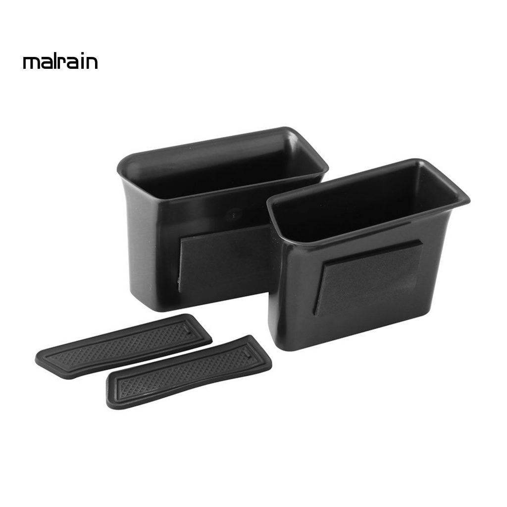 Bộ 2 Hộp Đựng Đồ Dùng Gắn Tay Vịn / Cửa Trước / Sau Xe Hơi Bằng ABS Tiện Dụng Cho VW Atlas 18-20